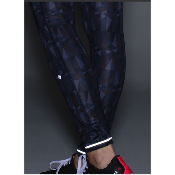 LULULEMON Speed Tight II Luxtreme Leggings‎ Stained Glass Love Nightfall Sz 0-2 - Picture 4 of 10